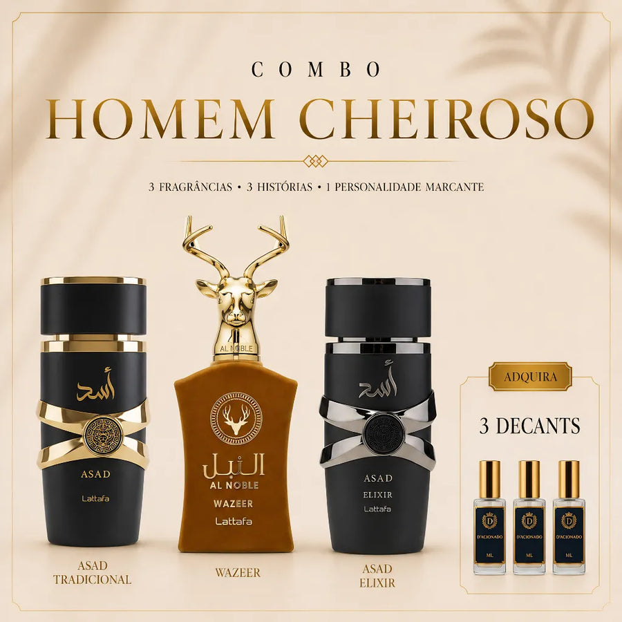 Combo Homem Cheiroso