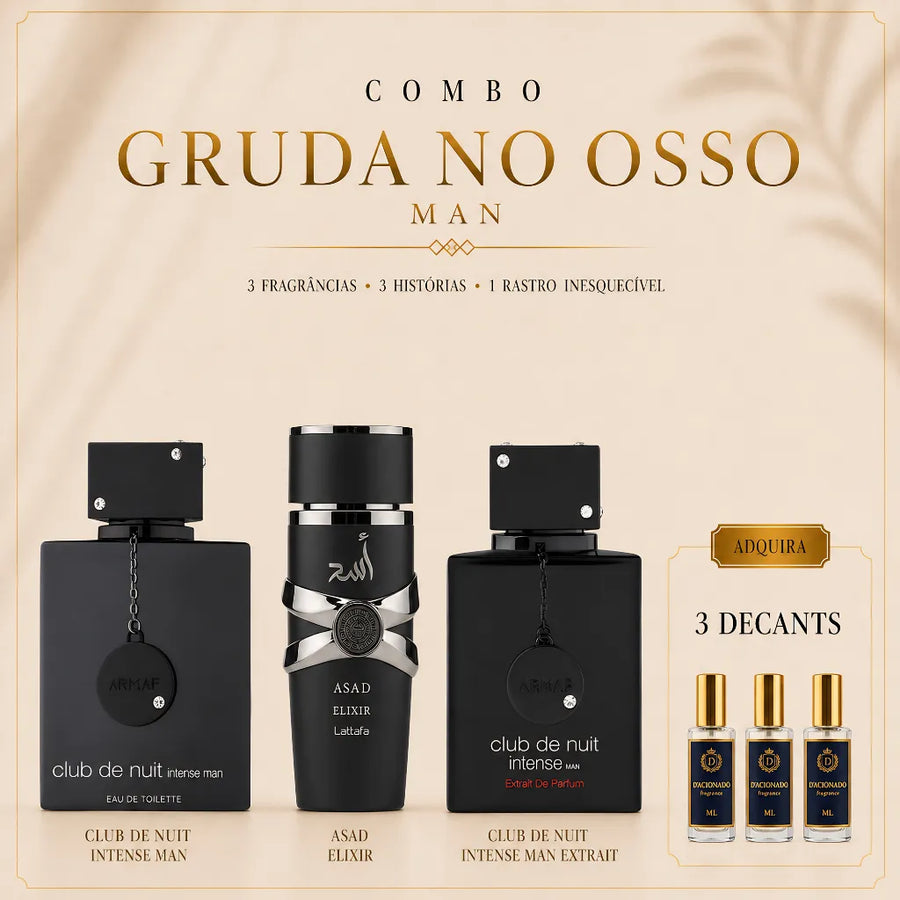 Combo Gruda no Osso Man