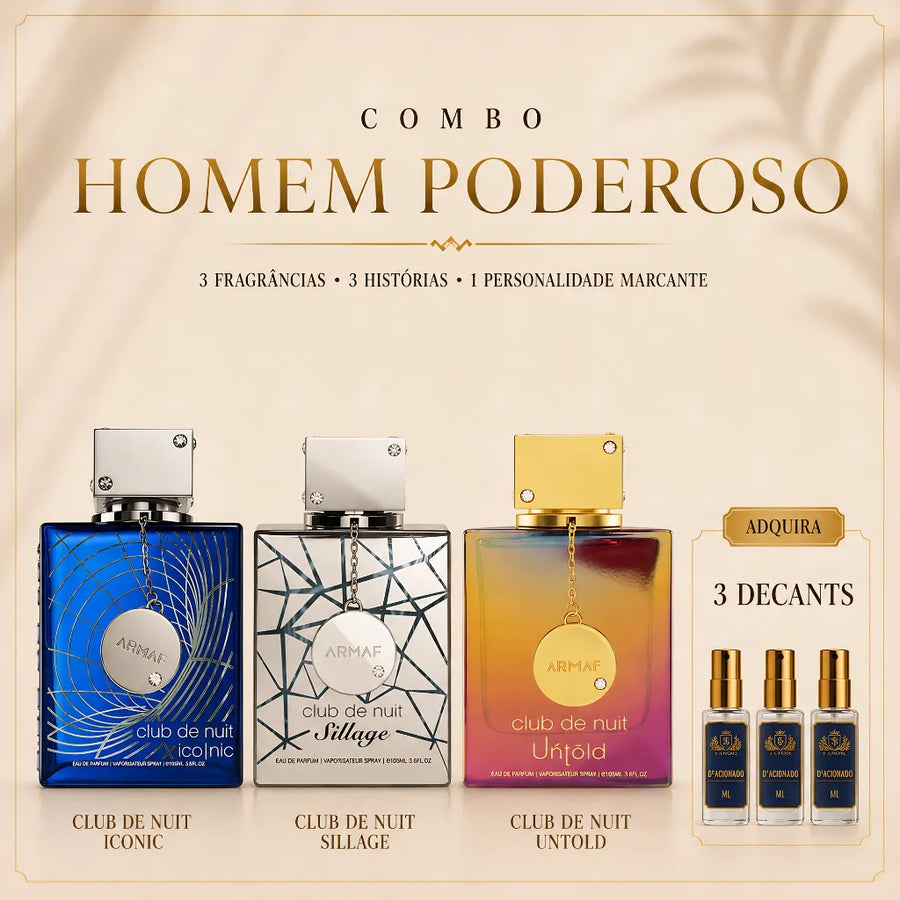 Combo Homem Poderoso